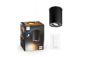 Smart Home - Älykoti - Philips Hue Pillar Single Kohdevalaisin - Musta - Dimmer Switch - 929003811601