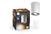 Smart Home - Älykoti - Philips Hue Pillar Single Kohdevalaisin - Valkoinen -  Dimmer Switch - 929003811701