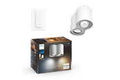 Smart Home - Älykoti - Philips Hue Pillar Double Kohdevalaisin - Valkoinen - Dimmer Switch - 929003811501