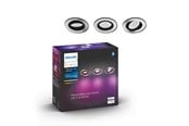 Smart Home - Älykoti - Philips Hue Centura Recessed Kohdevalaisin Pyöreä - Alumiini - 3-Pack - 929003809301