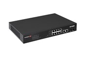 Kytkimet - Edimax 12-porttinen Gigabit PoE-kytkin, jossa on 2 RJ45/2 SFP-liitäntää. - GS-5210PL