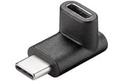USB kaapelit - Pro USB-C to USB-C - adapter 90° - black - 4040849555565