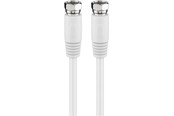 Antennikaapelit/-liittimet - Pro SAT-antennikaapeli (80 dB) 2x suojattu 7,5 m - 4040849507403