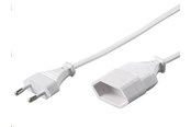 Virtakaapelit (ulkoinen) - Pro Euro extension 3 m white - PE030830W