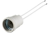 Lisävarusteet (Kiinnikkeet, pistorasiat jne.) - Pro E27 Lamppu holder / base / socket with twin cable - 4040849091827