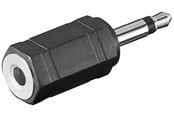 Audiokaapelit - Pro Kuulokkeiden sovitin AUX-liitäntä 3,5 mm mono stereoiksi. - 4040849111174