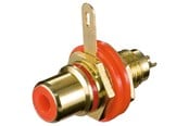 Audiokaapelit - Pro RCA female connector for housing assembly with insulation and soldered Liitäntä - 4040849113079