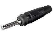 Audiokaapelit - Pro Soft rubber stacking banana plug - 4040849113994