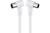 Antennikaapelit/-liittimet - Pro Angled antenna cable (<70 dB) 2x shielded - 4040849115219