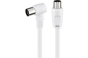 Antennikaapelit/-liittimet - Pro Angled antenna cable (<70 dB) 2x shielded - 4040849117121