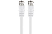 Antennikaapelit/-liittimet - Pro SAT-antennikaapeli (<70 dB) 2x suojattu 2,5 m - 4040849270345