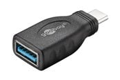 USB kaapelit - Pro USB-C - USB-A 3.0 adapter - black - 4040849453953