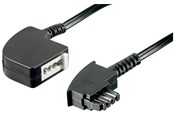Verkkokaapelit - Pro TAE-F extension cable - Musta - 3m - 4040849502422
