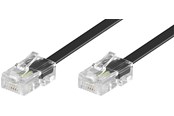Verkkokaapelit - Pro ISDN-modulaarikaapeli - Musta - 3m - 4040849502552