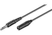 Audiokaapelit - Pro AUX-kuulokkeet ja äänijatkojohto 3-napainen 6,35 mm. - 4040849504280