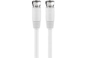 Antennikaapelit/-liittimet - Pro SAT-antennikaapeli (80 dB) 2x suojattu 5m - 4040849507397