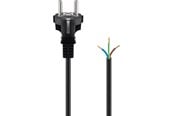 Virtakaapelit (ulkoinen) - Pro Safety plug cord for assembly 1.5 m Musta - 4040849513275