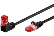 Verkkokaapelit - Pro LAN CAT 6 U/UTP - 90° - Musta - 2m - 4040849515163