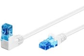 Verkkokaapelit - Pro LAN CAT 6A U/UTP 90° - Valkoinen - 5m - 4040849515392