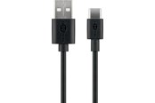 USB kaapelit - Pro USB-A <-> USB-C - 3m - USB 2.0 - Musta - PUSB2.0-AC-BLK-3M