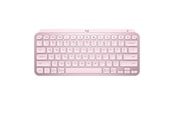 Näppäimistöt - Logitech MX Keys Mini Minimalist Wireless Illuminated Näppäimistö - Rose - US - Näppäimistö - Englanti (US) - Vaaleanpunainen - 920-010500