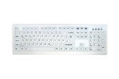 Näppäimistöt - Cherry MedicalKey AK-C8100 Sanitizable - Näppäimistö - Saksa - Valkoinen - AK-C8100F-UVS-W/GE
