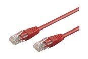 Verkkokaapelit - Pro CAT 5e U-UTP Patch Cord - 0.5m - Punainen - 0.5m - 68339