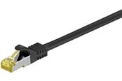 Verkkokaapelit - Pro LAN CAT 6A S/FTP - Musta - 1m - 4040849915994