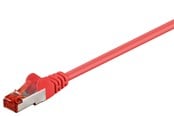 Verkkokaapelit - Pro LAN CAT 6 S/FTP - Punainen - 0.5m - 4040849954672