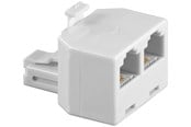 Verkkokaapelit - Pro ISDN T-sovitin - Valkoinen - 4040849930508