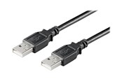 USB kaapelit - Pro USB-A <-> USB-A - 1.8m - Musta - 4040849935930
