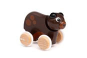 Vauva- ja taaperolelut - Brio Push Along Bear - 30338