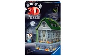 Palapelit - Ravensburger 3D Puzzle Buildings Night Light Haunted House 216p - 10411254