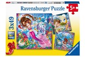 Palapelit - Ravensburger Charming Mermaids 3x49p - 10108063