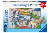 Palapelit - Ravensburger Blue Lights On The Way 2x12p - 10107578