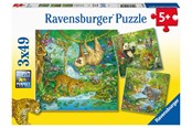Palapelit - Ravensburger In The Jungle 3x49p - 10105180