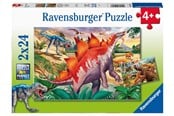 Palapelit - Ravensburger Jura-aikainen villieläinlaji 2x24p - 10105179