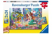 Palapelit - Ravensburger Mermaid Tea Party 2x24p - 51472