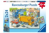 Palapelit - Ravensburger Working Trucks 2x24p - 10105096