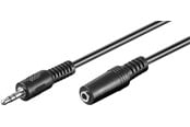 Audiokaapelit - Pro Headphone and audio AUX extension cable 3-pin 3.5 mm - 4040849504310