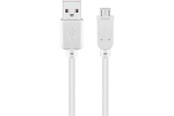 USB kaapelit - Pro USB 2.0 Hi-Speed cable Valkoinen - 4040849961922
