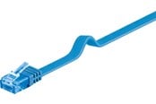 Verkkokaapelit - Pro LAN CAT 6A U/UTP flat - Sininen - 1m - 4040849963063