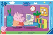 Palapelit - Ravensburger Peppa tietokoneen edessä 15 kpl - 10106123