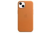 Puhelin - Kannet ja kotelot - Apple iPhone 13 Leather Case with MagSafe - Golden Brown - MM103ZM/A
