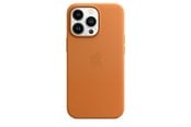 Puhelin - Kannet ja kotelot - Apple iPhone 13 Pro Leather Case with MagSafe - Golden Brown - MM193ZM/A