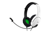 Pelit - lisävarusteet - PDP LVL40 Wired Stereo Gaming Headset - White - 049-015-EU-WH