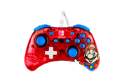 Pelit - lisävarusteet - PDP Rock Candy -johdolla varustettu ohjain - Mario - Wired Controller - Nintendo Switch - 708056068295