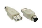 KVM-kaapelit - InLine USB Adapter USB A female to PS/2 male - 33103