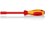 Työkalut sähkötöihin - KNIPEX Hylsyavain, ruuvinväänninkahvalla - 98 03 07