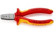 Käsityökalut - KNIPEX Krimppauspihdit johdinpääteholkkeihin, Trapetsoidipuristusliittimellä - 97 68 145 A